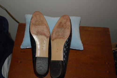 Rangoni Firenze Black Leather Woven Loafer Womens 12AA Slip On Made In Italy - Picture 7 of 7