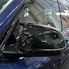 Glossy Black Side Mirror Covers Cap For BMW X3 X4 X5 X6 X7 G01 G05 G06 2018-23