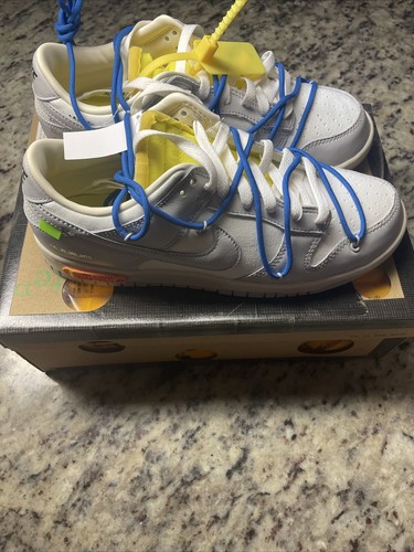 Size 9.5 - Nike Dunk Low x Off-White Lot 10 of 50 2021 DM1602-112 - Picture 4 of 5