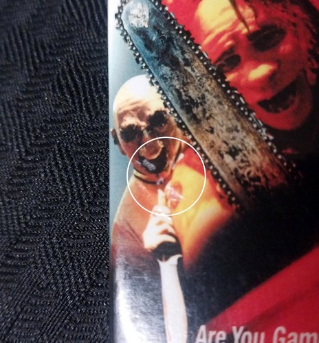 FANGORIA Slashers DVD Cover Film Pin Button RARE Horror Convention Memorabilia - Picture 2 of 3