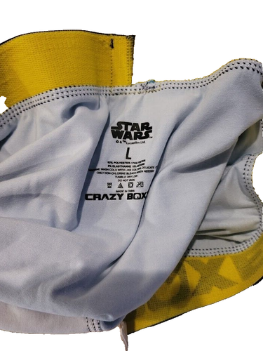 Crazy Boxer Star Wars Yoda Boys Underwear L New With Tags - Picture 6 of 6