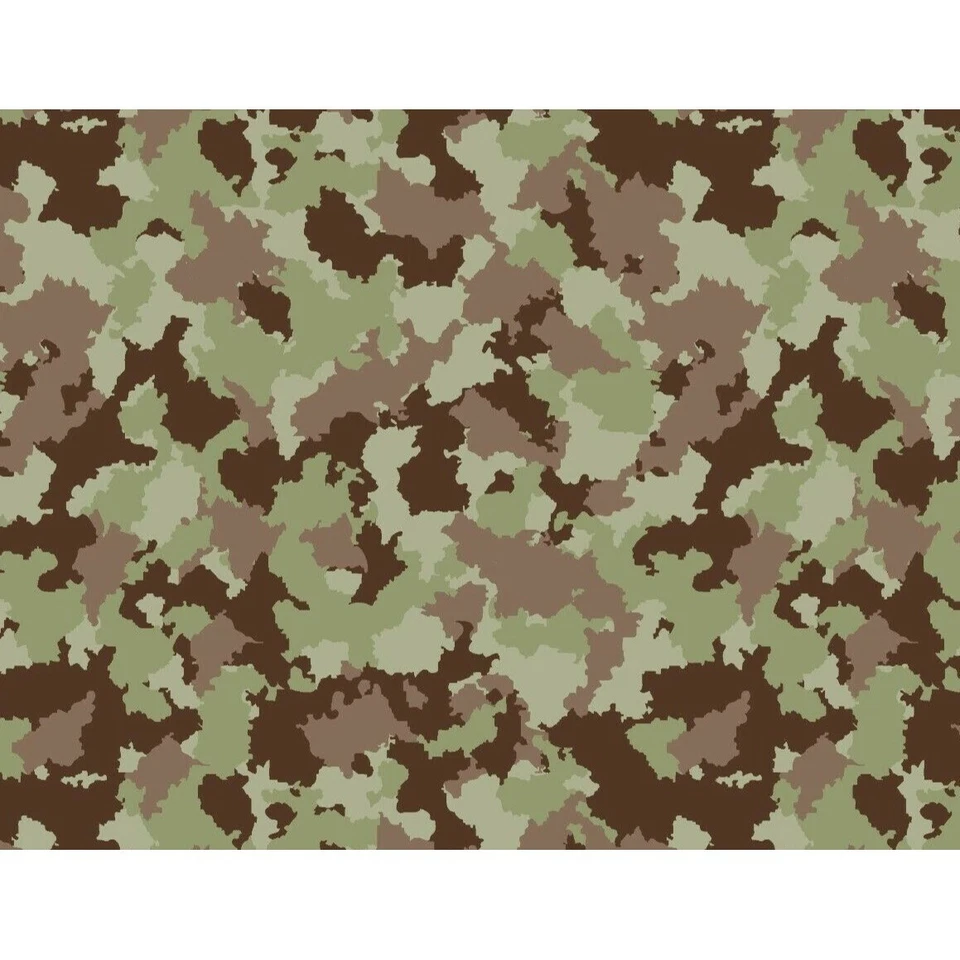 Tela de costura Gearhead camuflaje marrón verde camuflaje precortado 1 yarda X 43 pulgadas algodón Foto 3 de 3