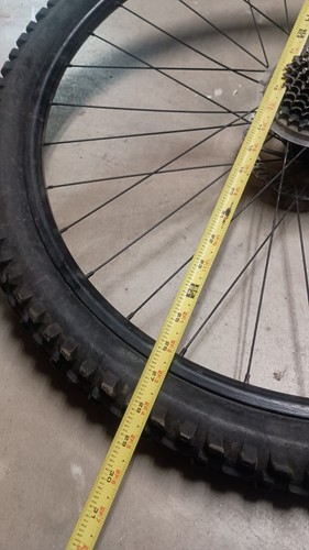 Rear mountain bike wheel Shimano Tektro LZ 26" Rim 28" Tire - Picture 3 of 16