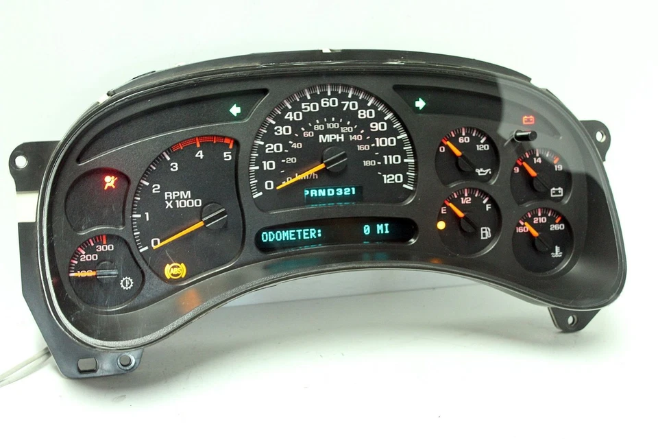 03-04 LED ROJO RECONSTRUIDO CHEVY GMC DURAMAX cuadro de instrumentos diésel devolución de dinero de $70 Foto 3 de 4