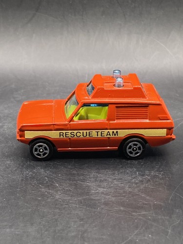 Corgi Juniors Red Range Rover Police Rescue Team Great Britain Toy Truck - Picture 4 of 7