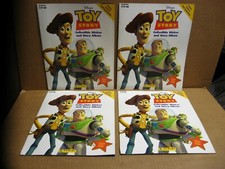 4 Toy Story Collectible Sticker and Story Albums Panini 22 Pages Ea No Stickers