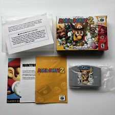 Mario Party 2 Nintendo 64 100% Complete In Box CIB Authentic Manual Rare Insert