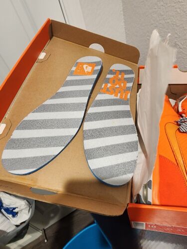 NIKE AIR TRAINER 1 MAX VINTAGE BOX SAFETY ORANGE ZEN GREY 371378-881 SIZE 10 - Picture 21 of 23