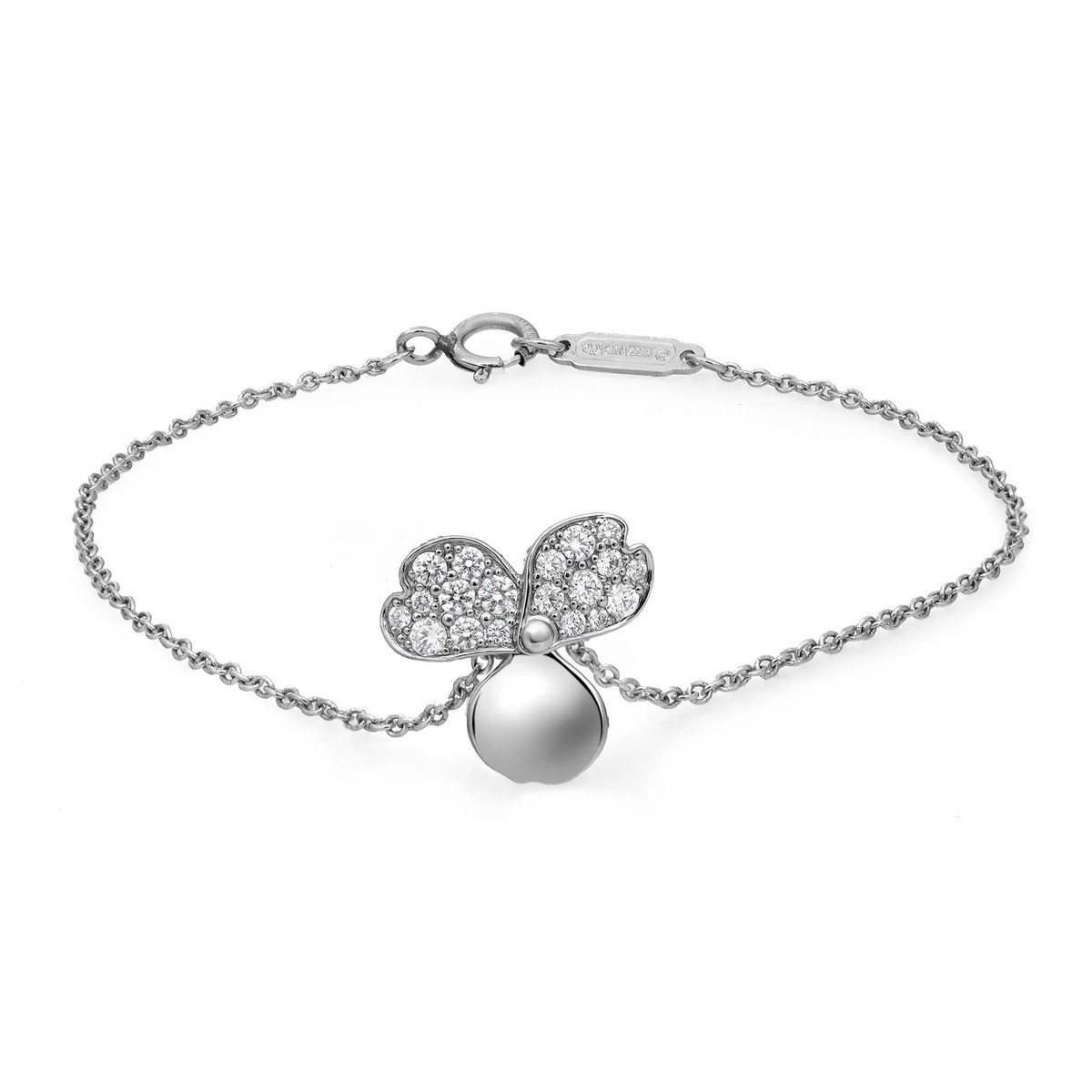 Tiffany & Co. Paper Flowers Diamond Bracelet Platinum 6.5 Tiffany & Co. Paper Flowers Diamond Bracelet Platinum 6.5