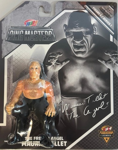 WWF/WWE Hasbro Style FRENCH ANGEL MAURICE TILLET Rush Collectibles Ring Masters - Bild 3 von 5