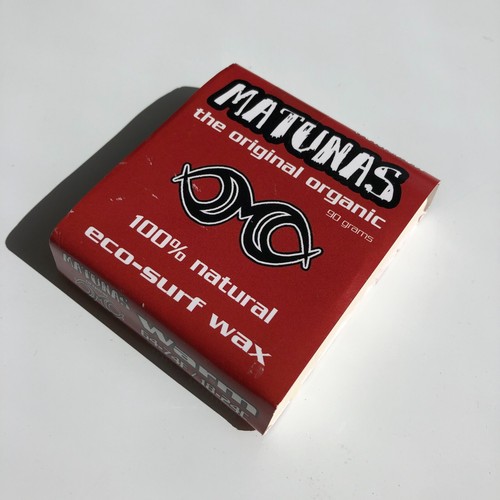 Matunas Organic Surf Wax Cold Cool Warm & Base Tropical New Surfboard Eco - Picture 6 of 12