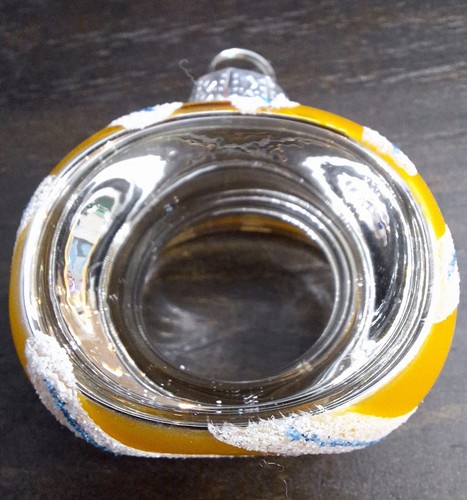 2011 Avon Blown Glass Christmas Ornament Napkin Rings/Place Card Hold Set of 4 - Picture 13 of 16