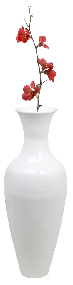 Nuevo jarrón de piso de bambú moderno de 37" de alto relleno de ramas o flores secas Foto 2 de 4