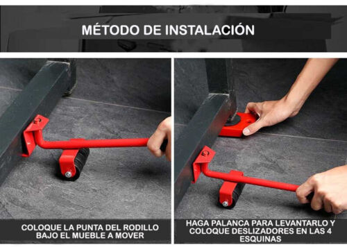 HERRAMIENTA PARA TRASTEOS MUDANZAS DECORACION MOVER MUEBLES ARTEFACTOS PESADO - Imagen 2 de 4