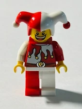 *NEW* Authentic Lego Kingdoms JESTER Minifigure Dual Sided Head 7953