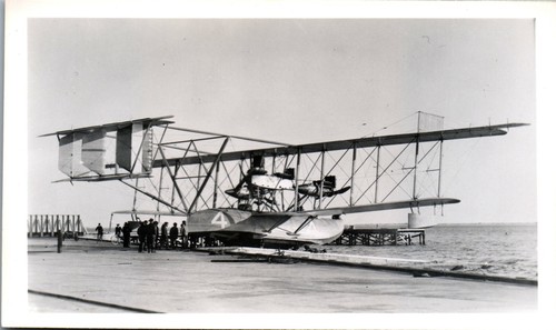 Curtiss Biplane Photo (3 x 5 in) "F" Flying Boat