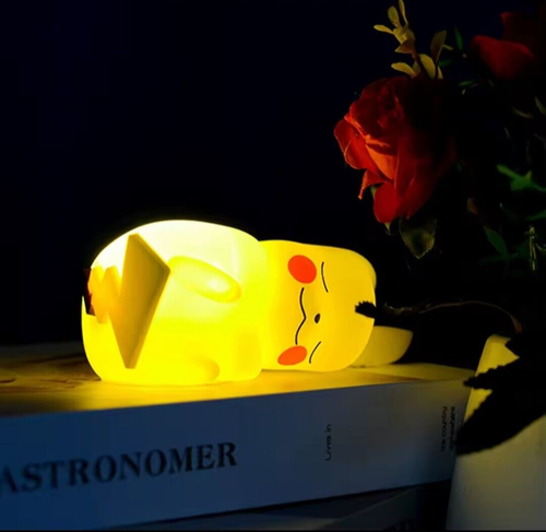 Pokemon Pikachu Night Light Battery Powered Glowing Kids Gift - Lamp - Fast Ship - Picture 2 of 2