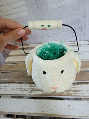 Target Easter Bunny glitter basket trick or treat Halloween home spring decor