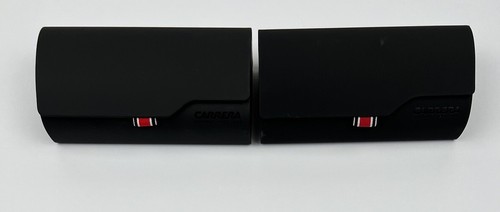Carrera Eyeglasses Sunglasses Hard Case Black Set Of 2