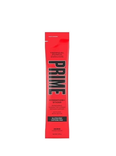 PRIME Hydration+ Sticks TROPICAL PUNCH | 6 Pack | Hydration Single Sticks 🌴❤️ - Picture 2 of 8