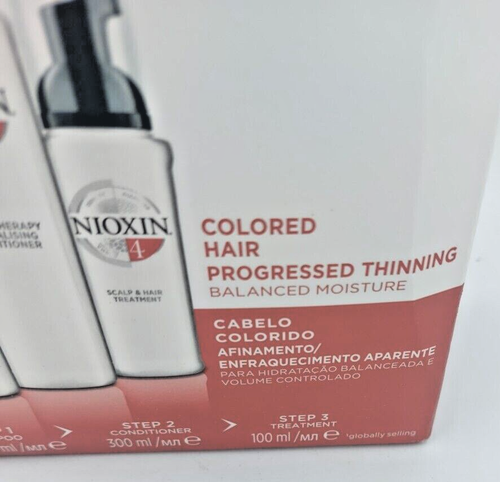 NIOXIN System 4 Hair Kit - Shampoo &Conditioner 300ml, Treatment 100ml S51B - Picture 5 of 16