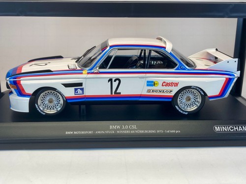 1:18 MINICHAMPS BMW 3.5 CSL Amon/Stuck Winners 6h Nurburgring 1973 155732612 - Picture 2 of 17
