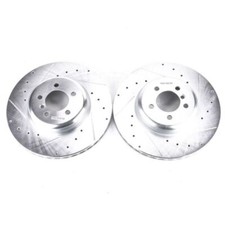 Power Stop 13-15 BMW 335i Front Evolution Drilled & Slotted Rotors - Pair EBR14
