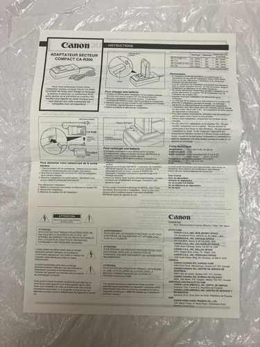 Canon ES900 HI-FI Stereo 8mm Video8 Camcorder VCR Player Color Powers On AS/IS - Picture 15 of 15