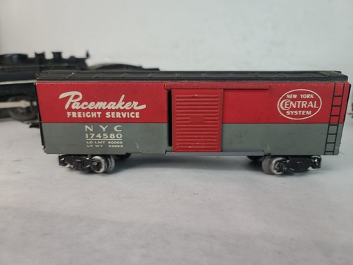 Working #666 Marx O Cast Metal 2-4-2 Steam Locomotive Tender Boxcar & Caboose - Picture 19 of 23