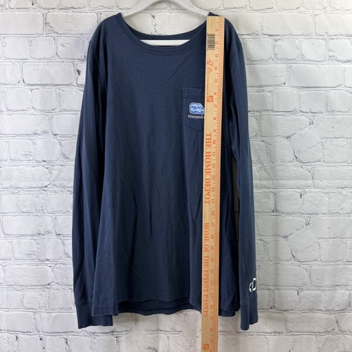 Camicia Discovery Channel Shark Week Vineyard Vines unisex XXS e XS blu girocollo - Foto 8 di 14