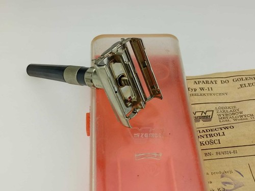 Vintage NOS Safety Razor Wizamet W-11 "ELEGANT" from Poland - Imagen 3 de 6