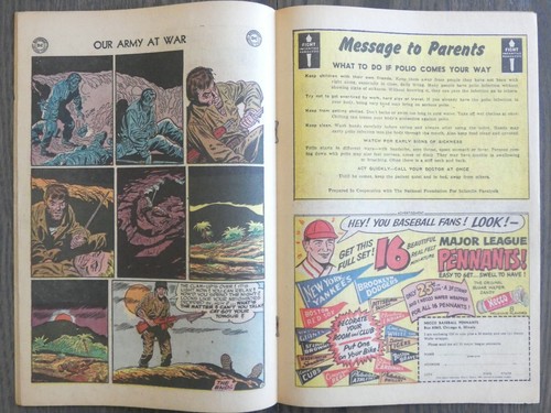 UNSERE ARMEE IM KRIEG # 1 * ERSTAUSGABE * August 1952 DC Comics Coverless + Reproduktion - Bild 4 von 7