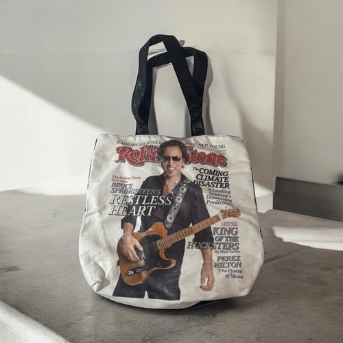 Vtg ‘07 ROLLING STONE ORIGINALS MAG. COVER Issue 1038 BRUCE SPRINGSTEEN Tote Bag