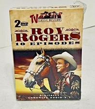 Roy Rogers10 Episodes (DVD, 2003, 2-Disc Set) presented in Black and White NEW!!