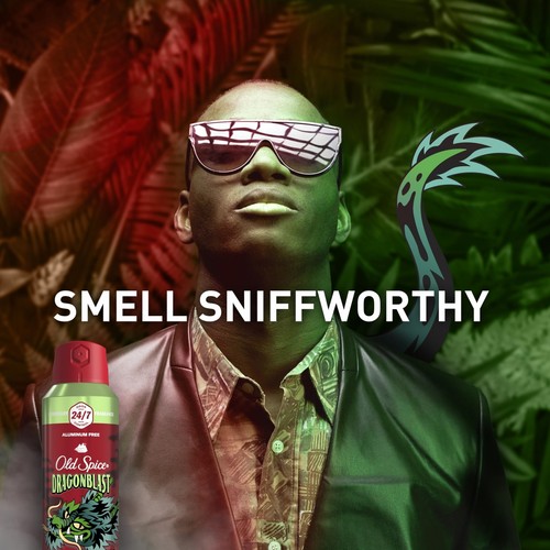 Old Spice Dragonblast Body Spray Pack of 3 Aluminum Free Fresh Scent 5.1oz - Picture 6 of 9