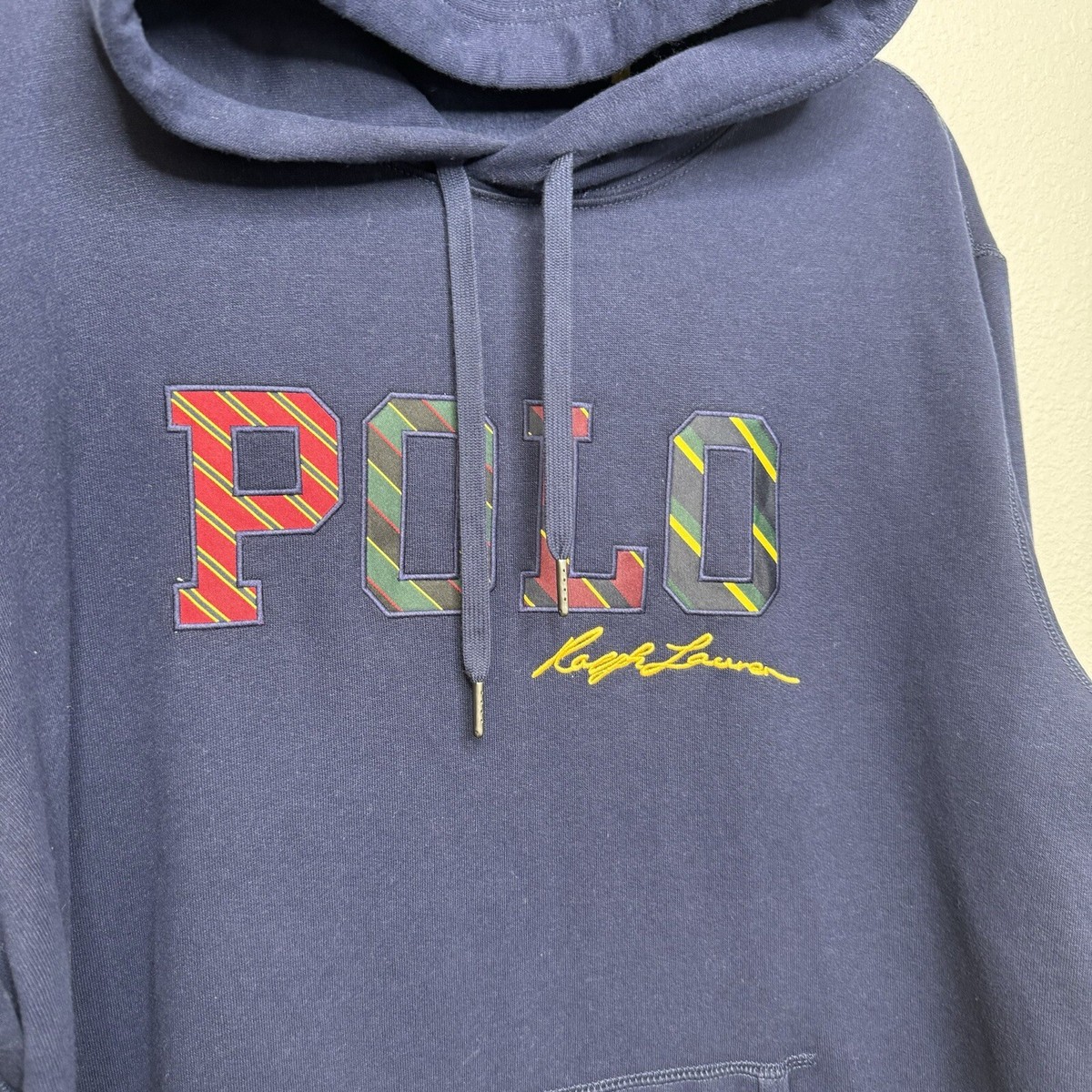 【関税送料込み】Polo Ralph Lauren College Script Hoodie Polo Ralph Lauren Men's Script Polo Logo Fleece Pullover