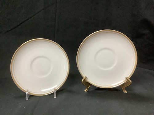 Royalton China Co., Japan, Translucent Porcelain, Teacups & Saucers, Set of 2 - Picture 5 of 9