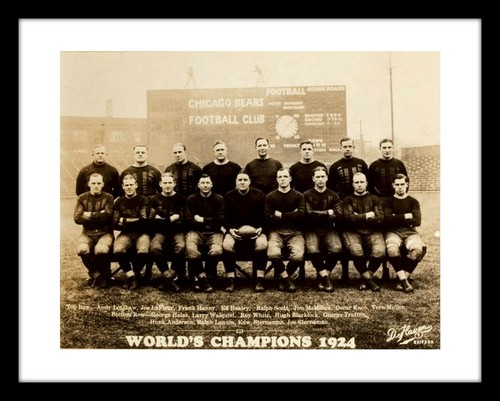 Chicago Bears 4x6 Championship Fotodruck historischer Fußball Weltmeister 1924 - Bild 1 von 2