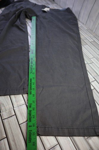 Mutual Weave The Officer Chino Relaxed Fit Slim Pants Gray W 46/32 NWT - Picture 10 of 13