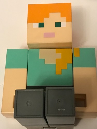 Figura de acción Minecraft Alex a gran escala 8,5" articulada por Mattel 2017 - Imagen 6 de 7