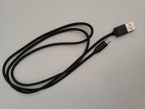 Micro USB A to USB 2.0 B Data Sync Fast Android Charger Cable Cord 3 ft Black - 第 3/7 張圖片