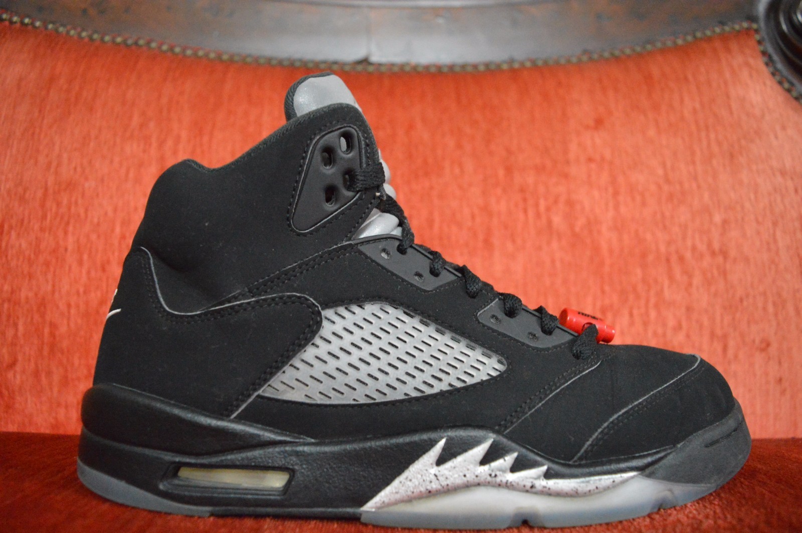 Nike Air Jordan Retro V 5 OG Metallic Silver 845035 Black Varsity Size 9.5 845035 Silver 003 bbfe38 Nike Air Jordan Retro V 5 OG Metallic Silver 845035 Black Varsity Size 9.5 845035 Silver 003 bbfe38