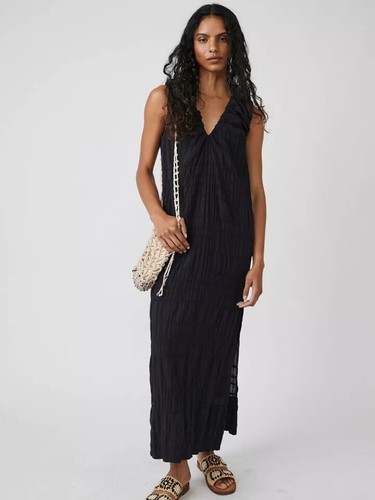 Vestido midi Free People Agatha talla M negro. - Imagen 5 de 7