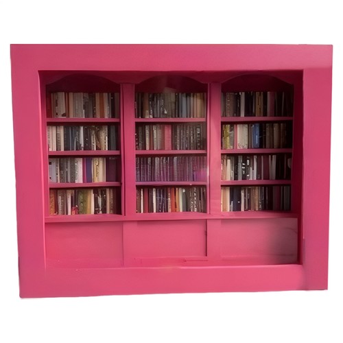 Mini Anti-Anxiety Bookshelf Display Miniature Book Match Boxes Gift Wooden - Picture 9 of 17