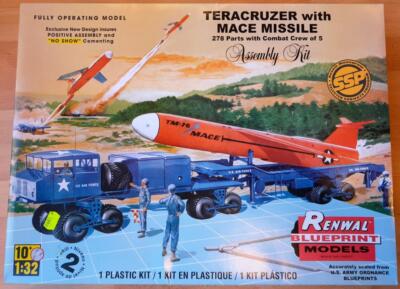 航空機・ヘリコプター 1/32Revell Teracruzer with Mace Missile NIB KIT Renwal Blueprint Models TERACRUZER MACE MISSILE NEW 1/32
