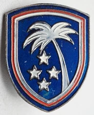 Vintage Theater Made South Korea ROK Army Logistics Section DI Unit Crest Pin