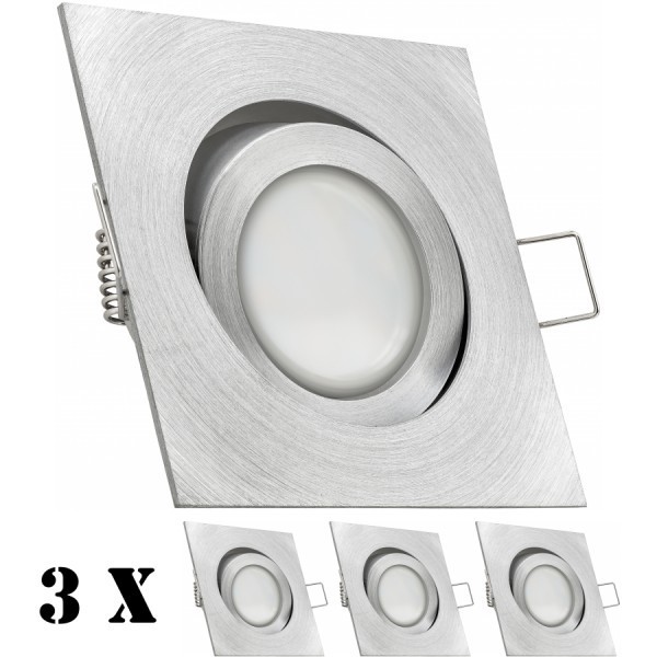 3er LED Einbaustrahler Set Aluminium natur mit LED GU10 Markenstrahler von LEDAN | Elegantes Aussehen
| Moderne Muster
| Verbraucher zuerst
3er LED Einbaustrahler Set Aluminium natur mit LED GU10 Markenstrahler von LEDAN | Elegantes Aussehen
| Moderne Muster
| Verbraucher zuerst