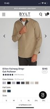 BYLT New With Tags Elite Fairway Pullover Dark Green XL