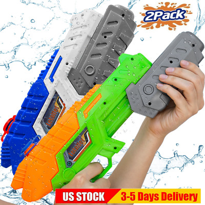 2 Pack Super Soaker Water Gun Squirt Guns Shooter Water Blaster  for Kids Adults