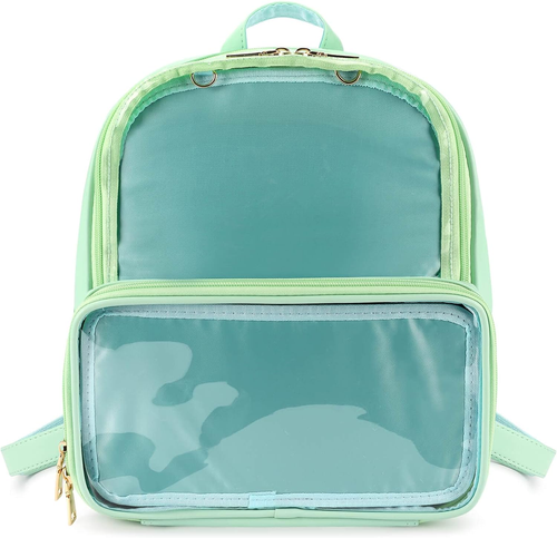 ITA TASCHE DOPPELFENSTER CANDY PU LEDER RUCKSACK KAWAII PINS TASCHE MIT EINSATZ - Bild 19 von 25
